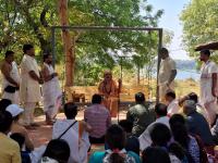 Uttar Bharat Yatra 2025 - Surat Camp, Day 3 - (07 March 2025) - Vist to Shri Bhairavanath Mandir, Tapti River, Bhairav Village, Shri Devi Pujana, and Sabha